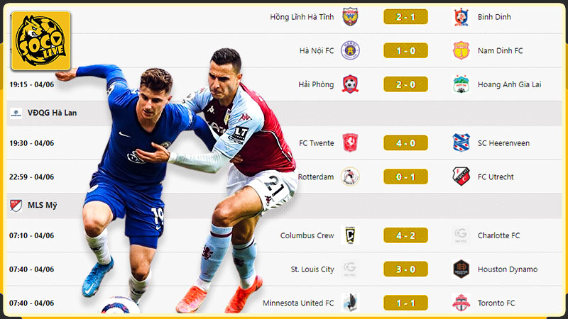 Socolive cập nhật tỷ số bóng đá mỗi ngày