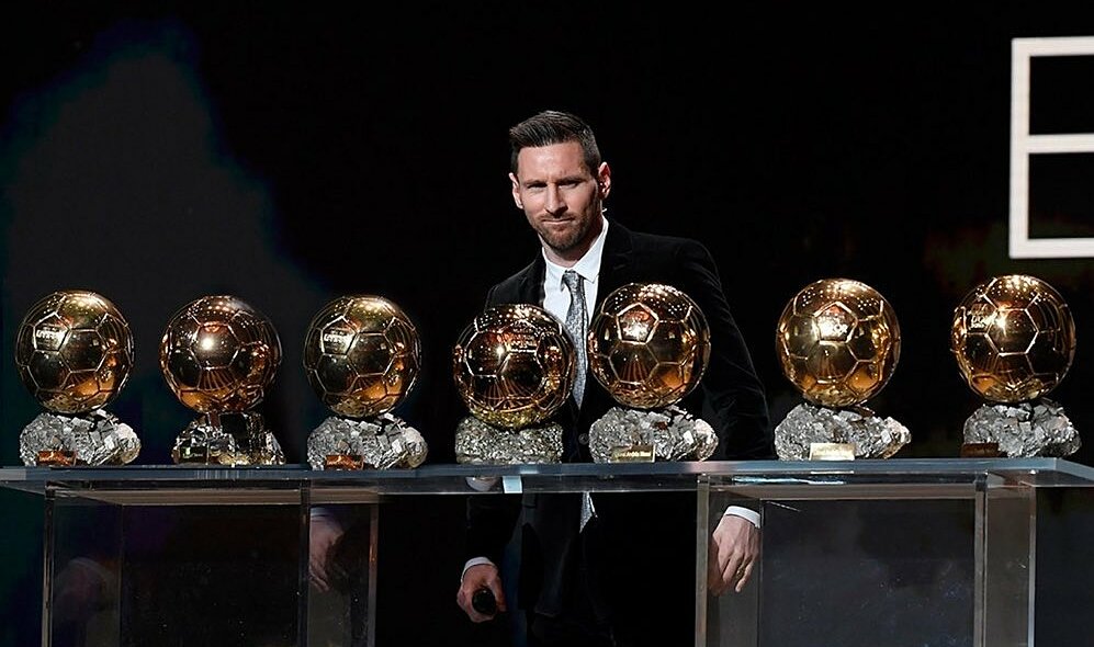 Messi đã có đến 7 lần giành quả bóng vàng