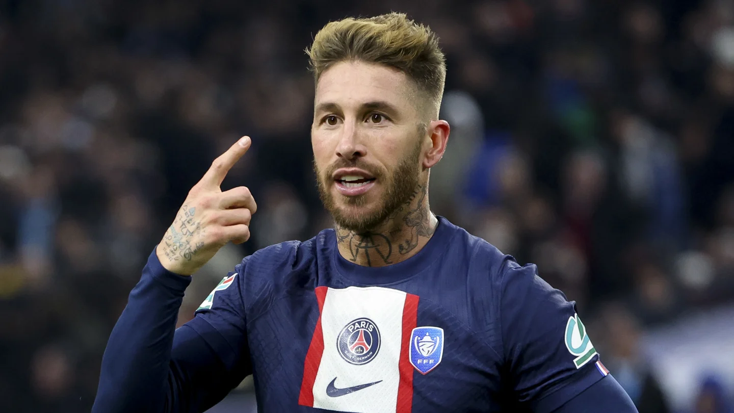 Sergio Ramos là trung vệ và cầu thủ Paris Saint-Germain nổi bật 
