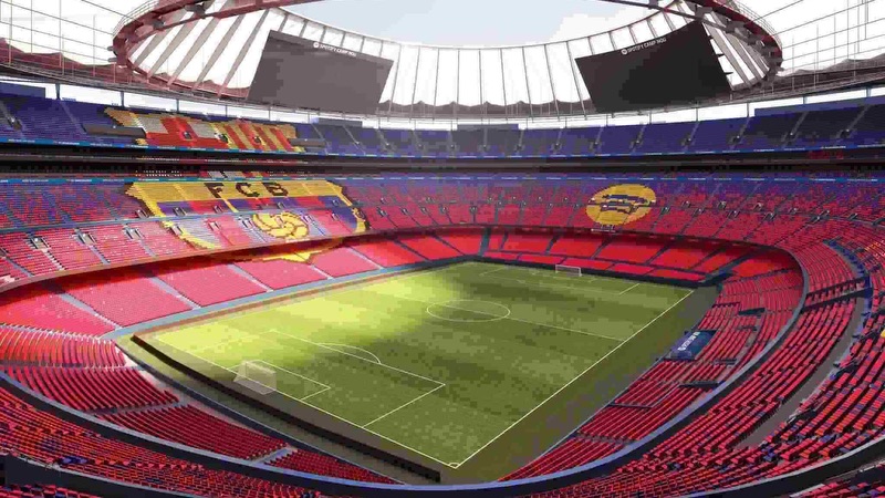Sân vận động Nou Camp chắc chắn là sân bóng mà người hâm mộ nào cũng biết