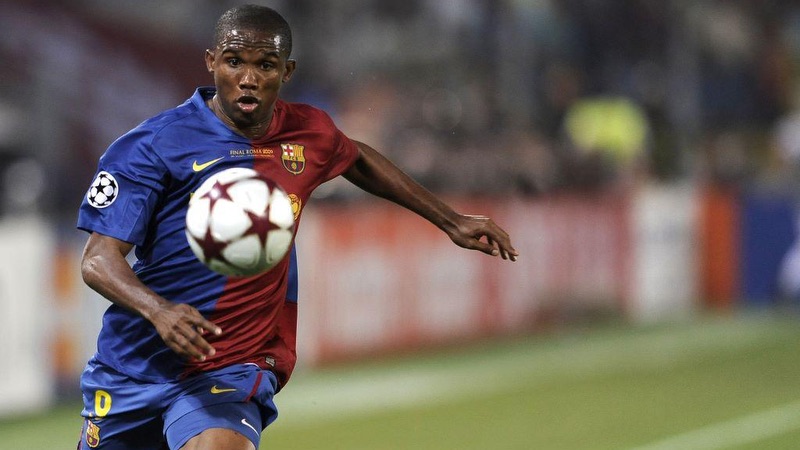 Cầu thủ Samuel Eto'o chẳng mất nhiều thời gian để khẳng định tài năng của mình